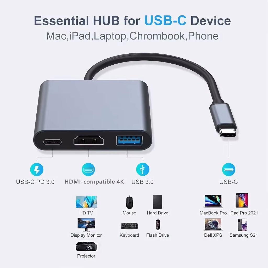 ADAPTER HDMI - USB-C